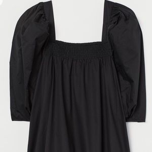 NWT H&M Puff Sleeve Cotton Dress